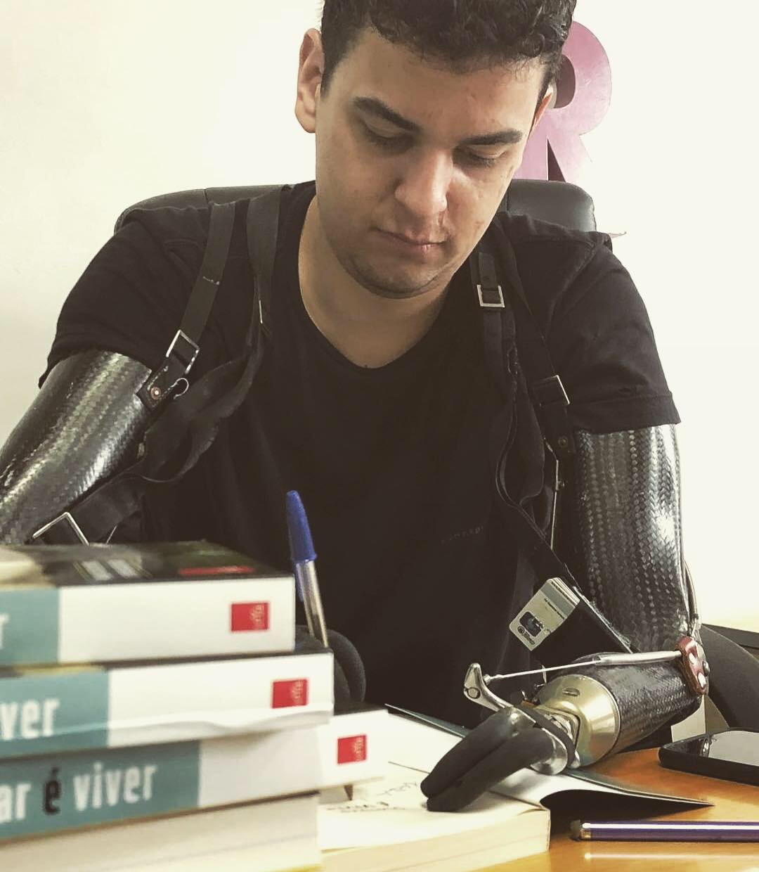 Pedro Pimenta compartilhando experiência